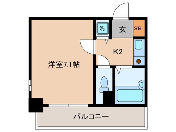 エバースクエア同心の物件間取画像